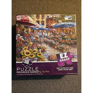 MB Puzzle "Provence Market" Easy To Pick Up 300 Piece Jigsaw Puzzle by‎ Sam Park
